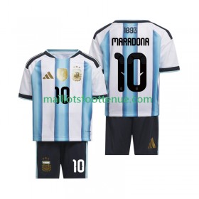 Maillot/Tenue Argentine Maradona 10 World Cup Enfant Domicile 2026